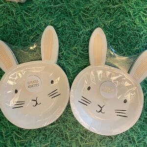 Set of 2 Meri Meri Bunny Plates